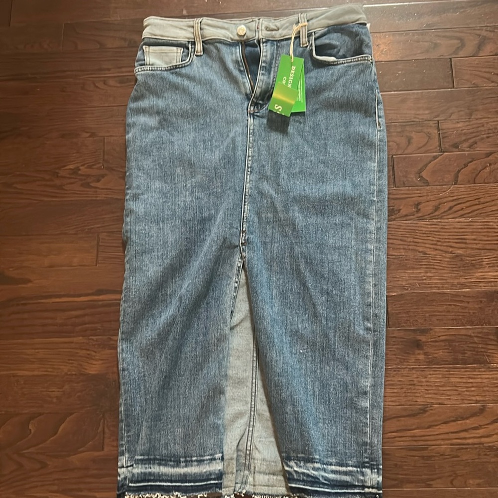 Jean stretch skirt
